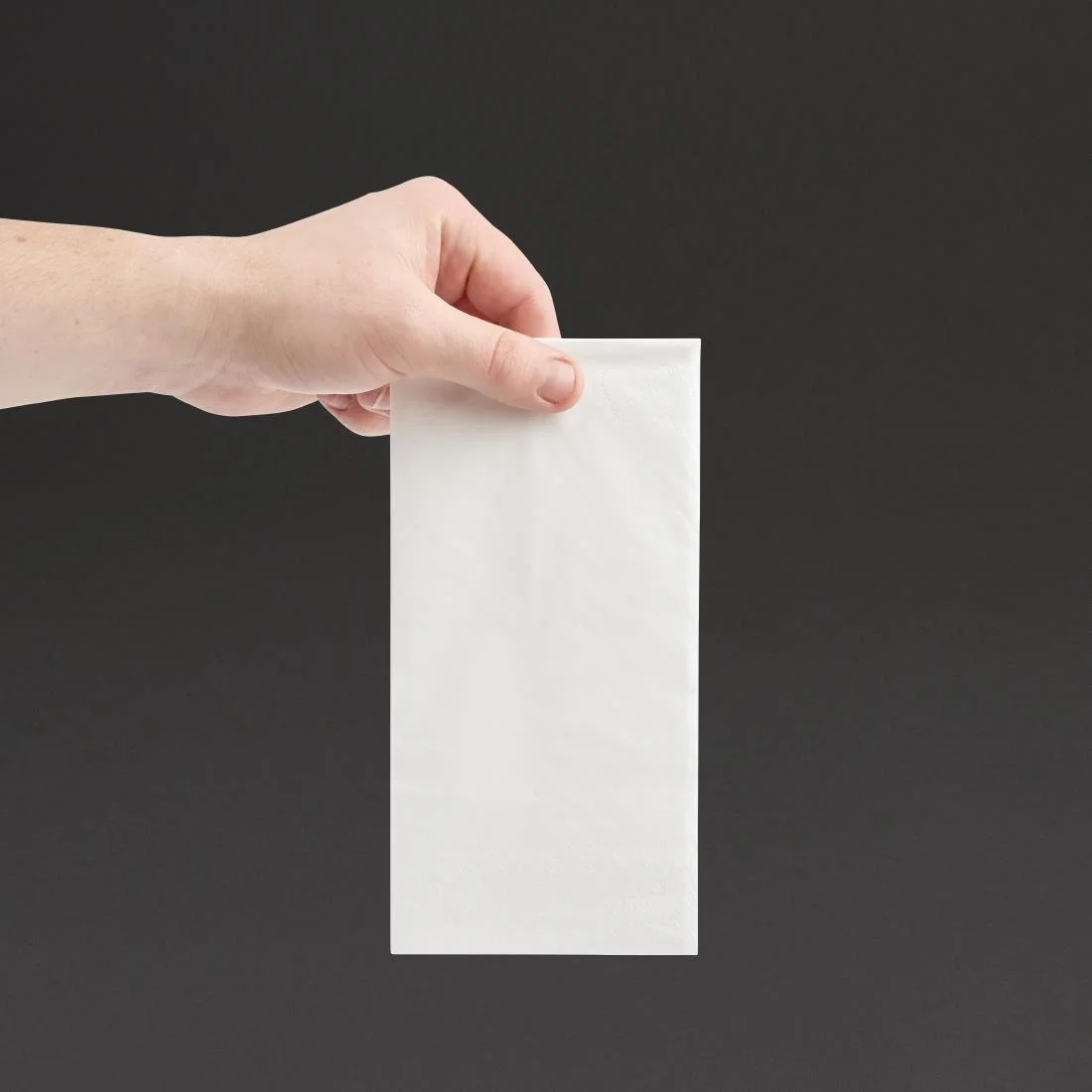 Fiesta Recyclable Dinner Napkin White 40x40cm 2ply 1/8 Fold (Pack of 2000) - Image 4