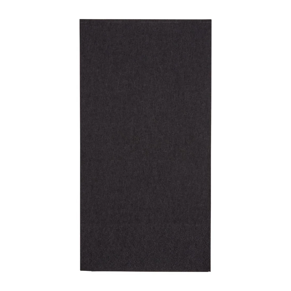 Fiesta Recyclable Dinner Napkin Black 40x40cm 2ply 1/8 Fold (Pack of 2000) - Image 1