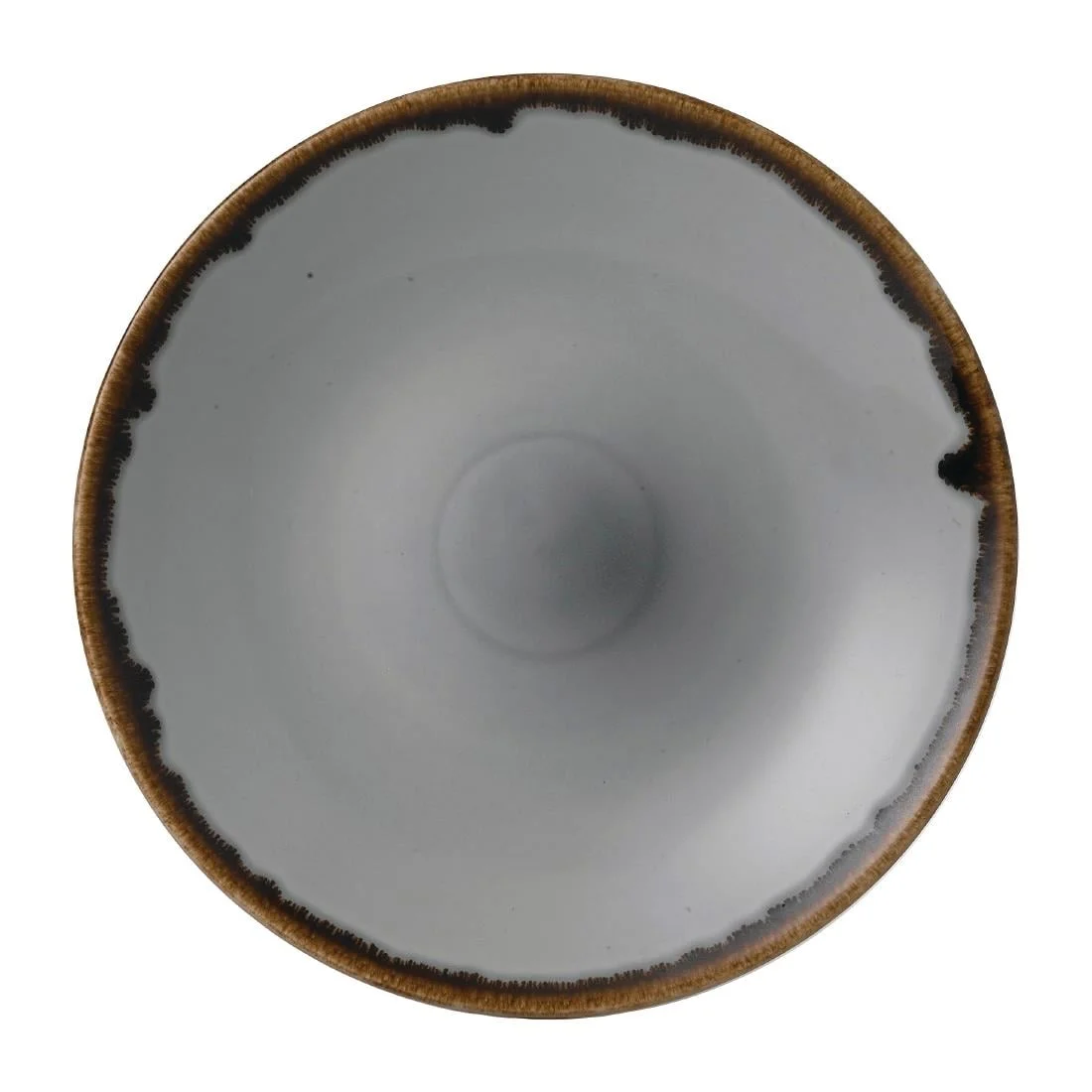 Dudson Harvest Deep Coupe Plates Grey 281mm (12 Pack)