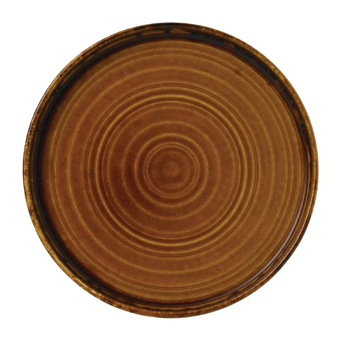 Dudson Harvest Walled Plates Brown 210mm (6 Pack)