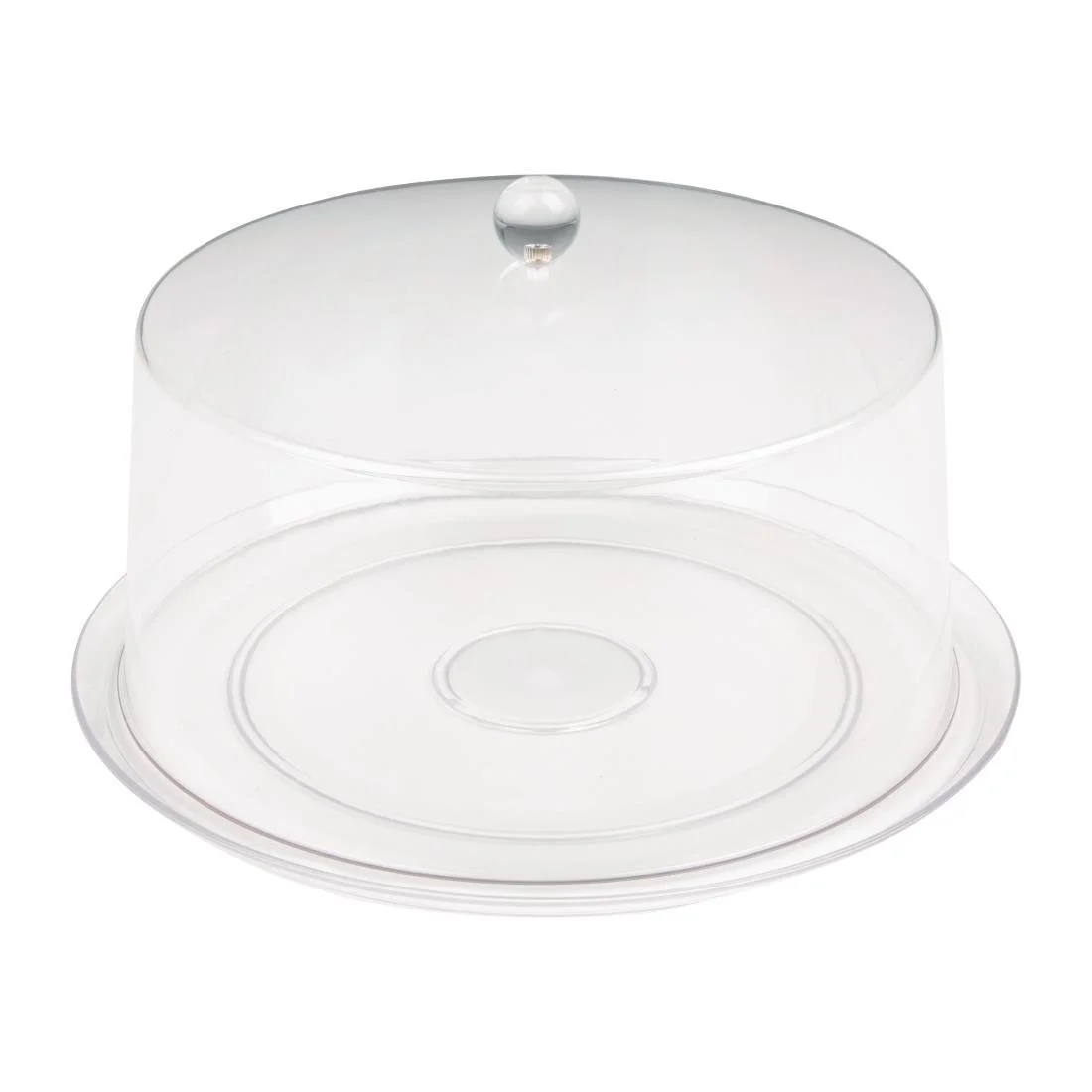 Olympia Kristallon Polycarbonate Display Cover Clear 308(Ø) x 190(H)mm - Image 2