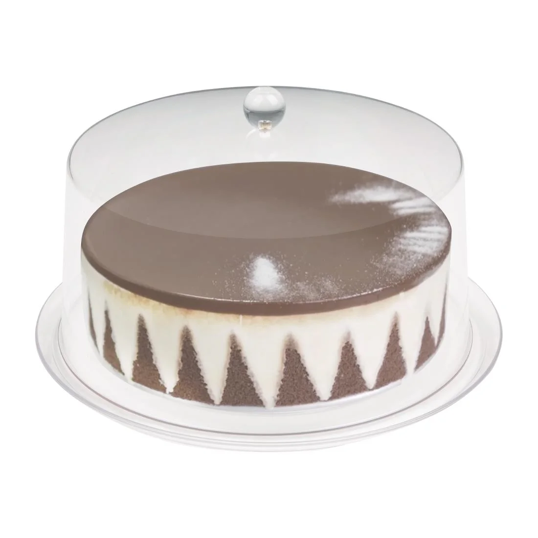 Olympia Kristallon SAN Domed Cover 308x190mm - Image 4