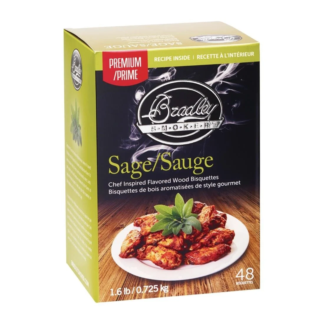 Bradley Food Smoker Sage Premium Flavour (48 Pack)