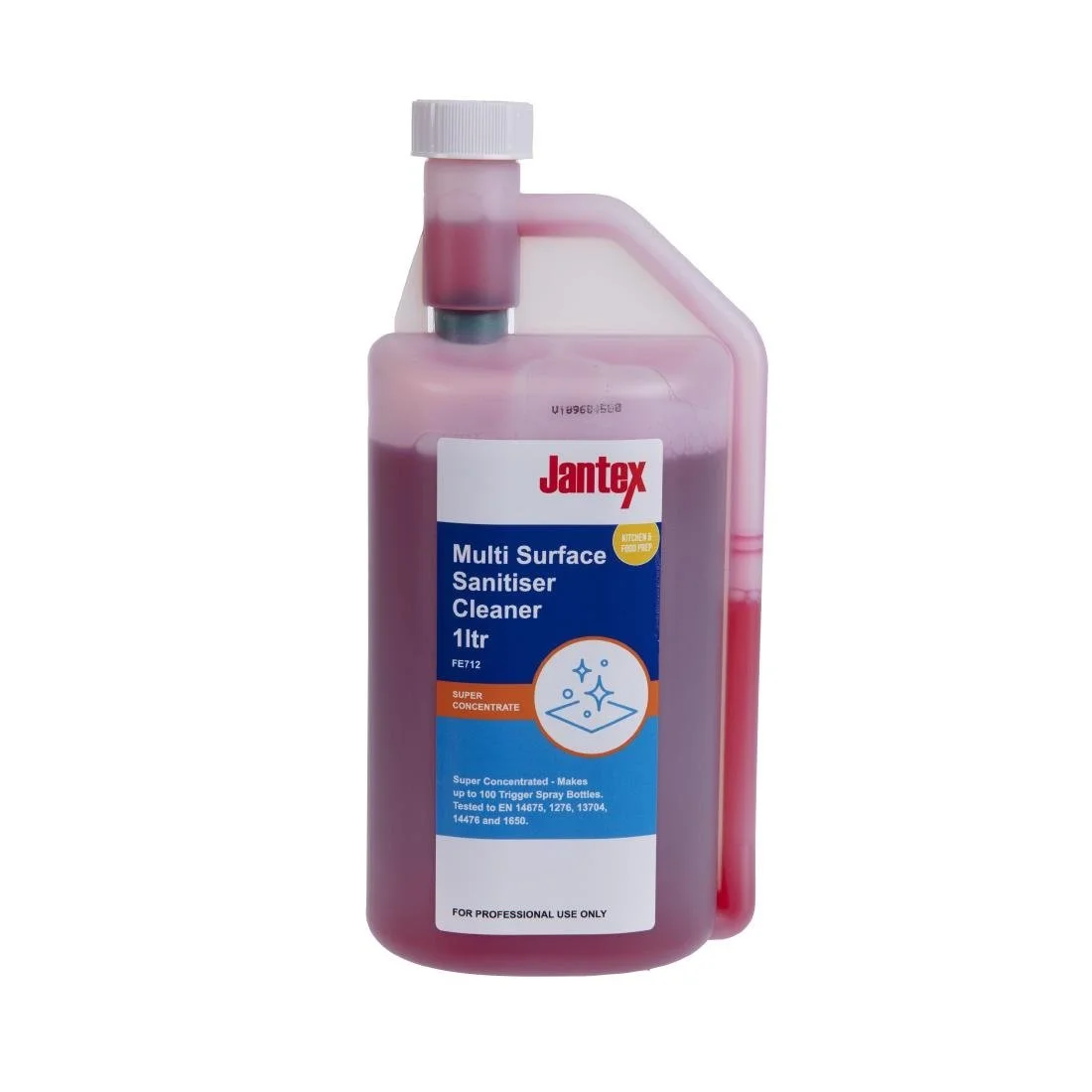 Jantex Kitchen Cleaner and Sanitiser Super Concentrate 1Ltr - Image 1