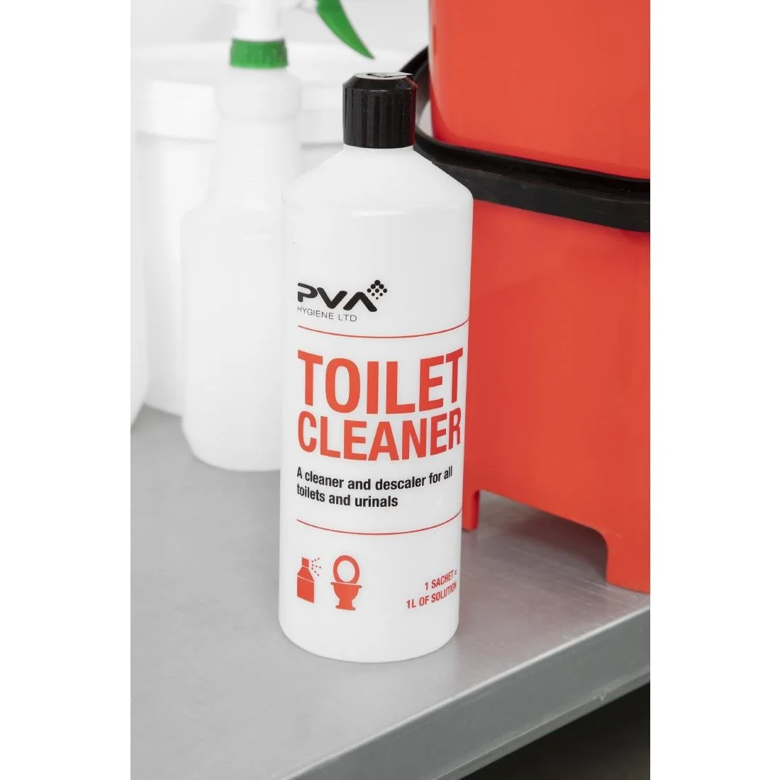 PVA Hygiene Toilet Cleaner Squeezy Bottle 1Ltr - Image 5