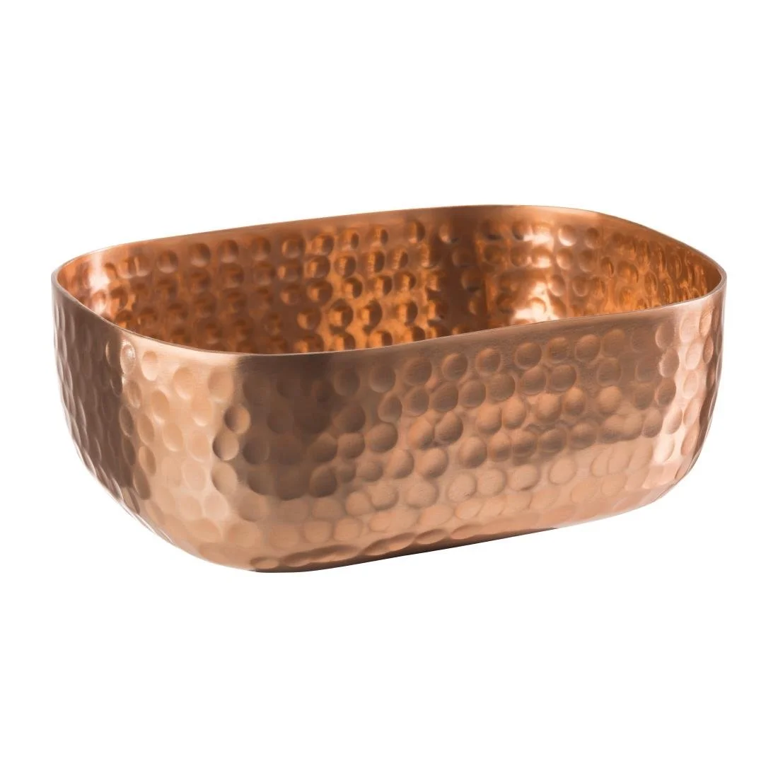 APS Hammered Serving Bowl Copper 120 x 155mm - Image 1