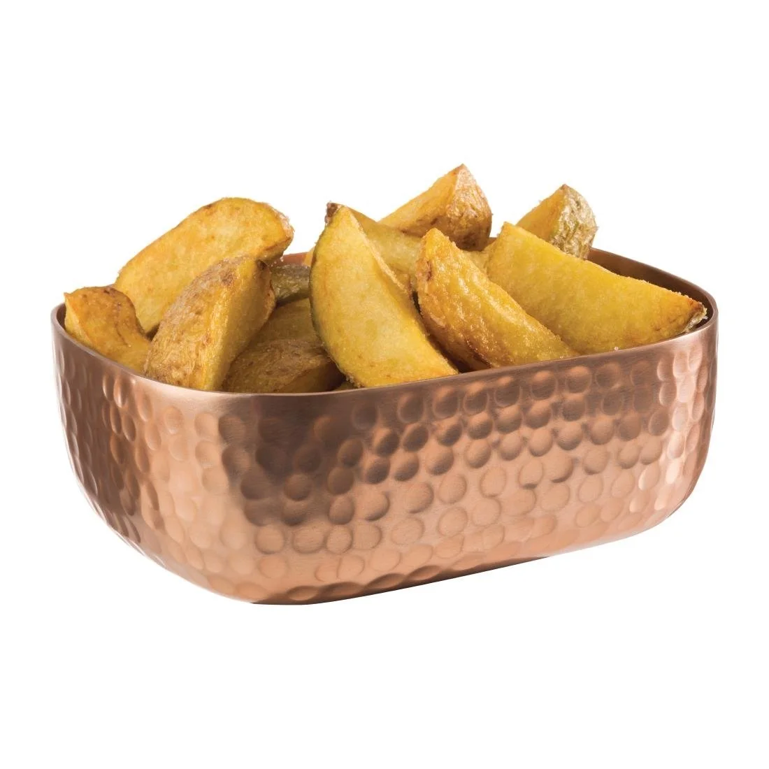APS Hammered Serving Bowl Copper 120 x 155mm - Image 2