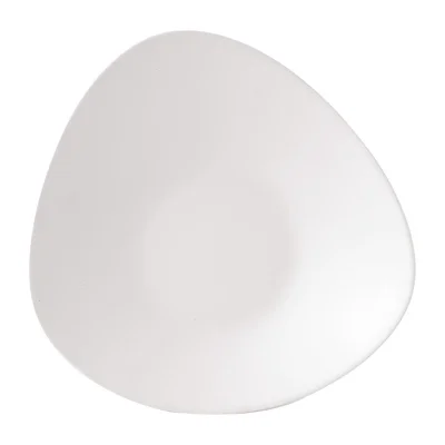 Churchill Melamine Lotus Dishes White 350mm (4 Pack) - Image 2