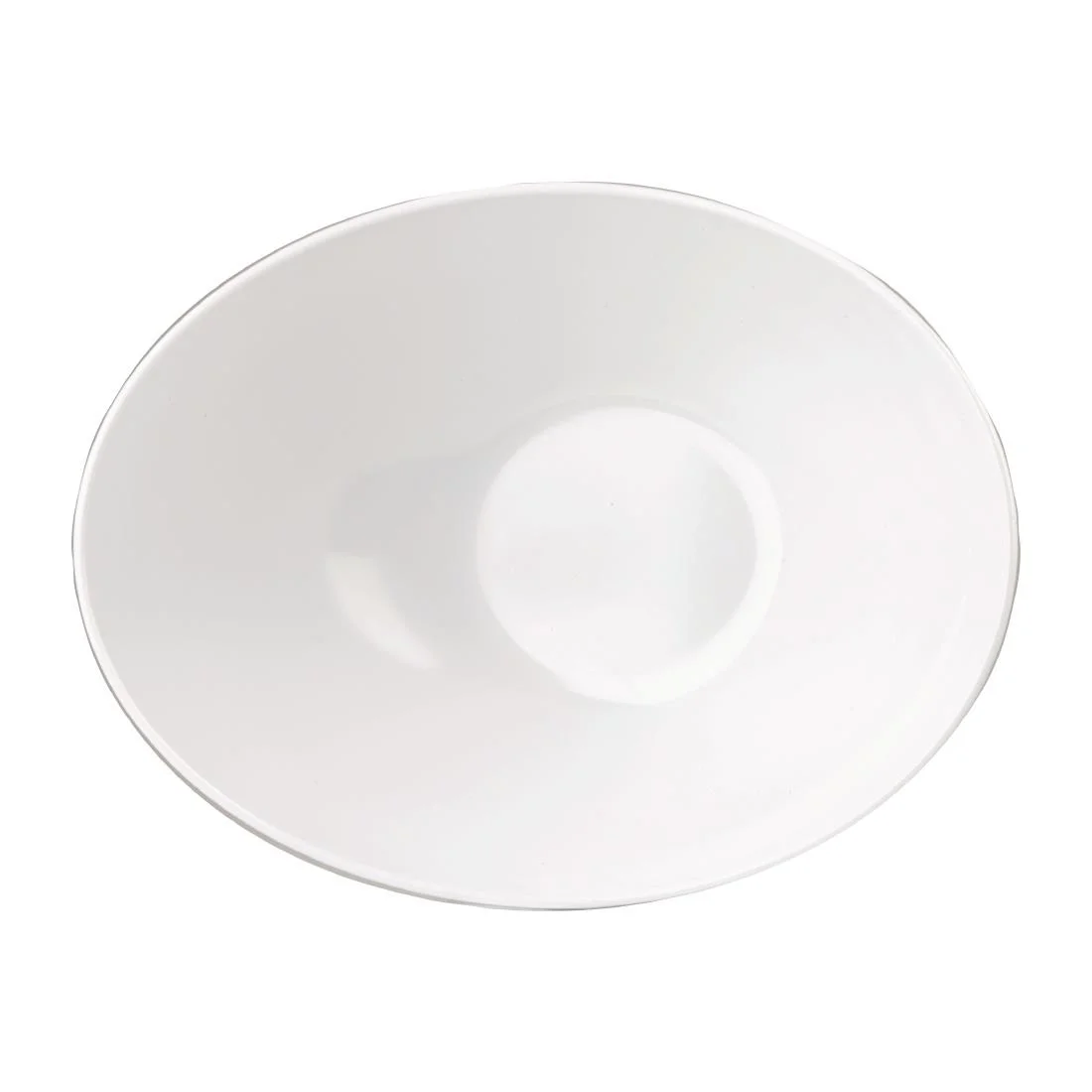 Churchill Melamine Buffet Bowls White 355x250mm (2 Pack)