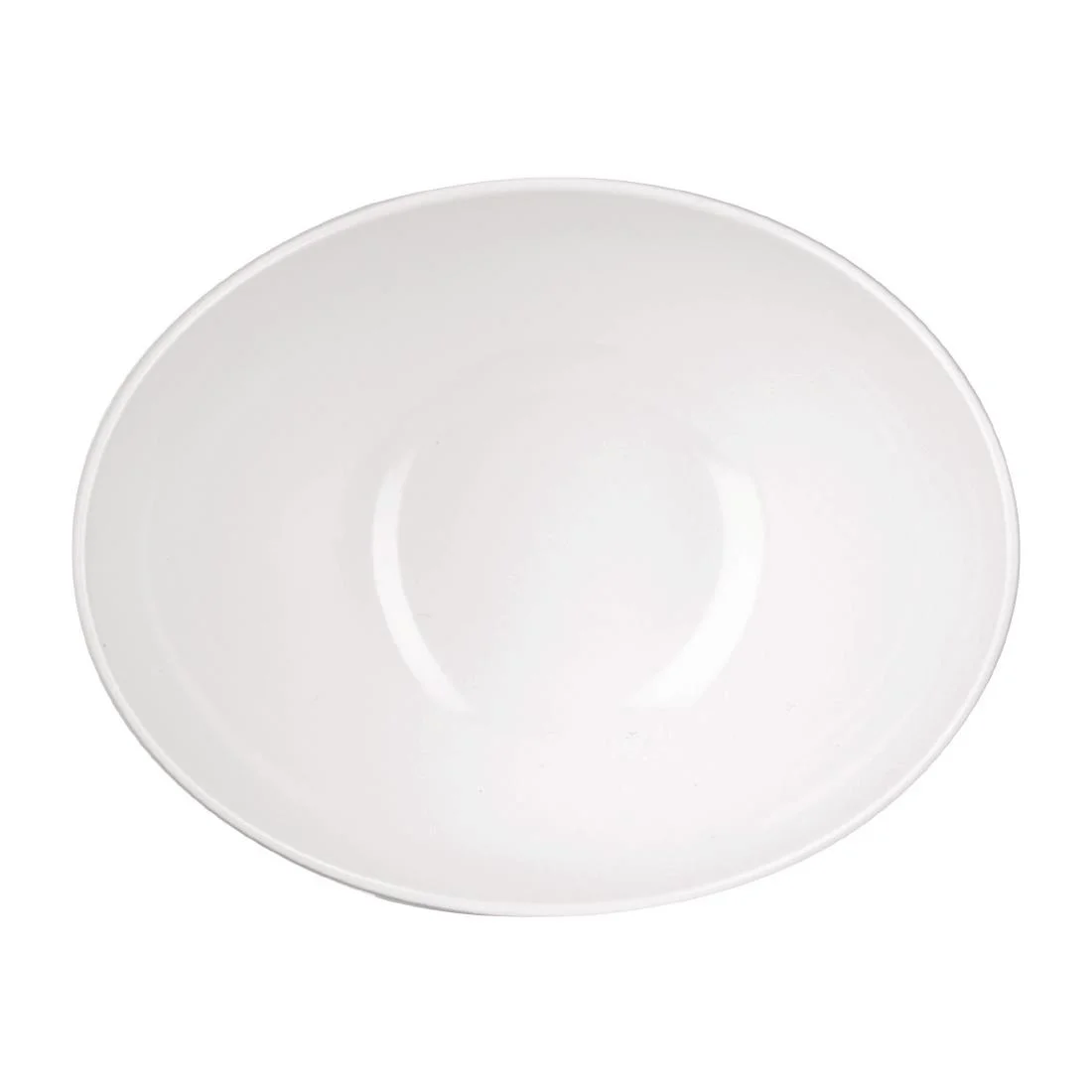 Churchill Melamine Buffet Bowls White 200x155mm (4 Pack)