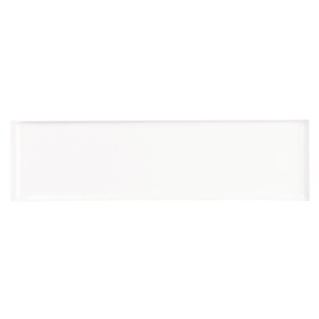 Churchill Melamine Rectangular Trays White 560x153mm (4 Pack)