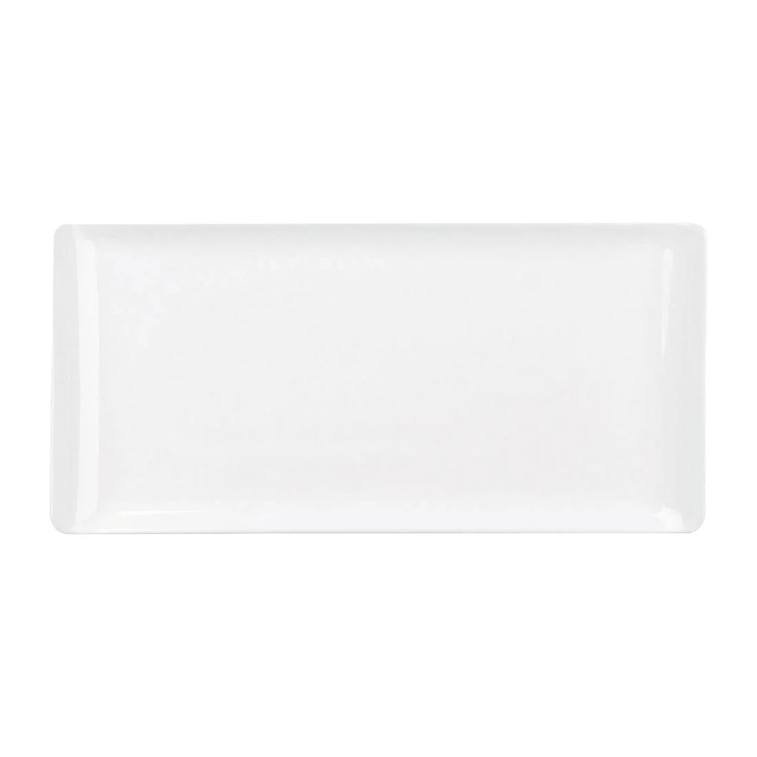 Churchill Melamine Rectangular Trays White 530x325mm (2 Pack)