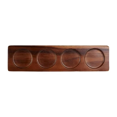 Churchill Wood Rectangular Deli Boards 353x90mm (4 Pack) - Image 1