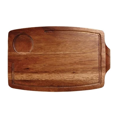 Churchill Wood Rectangular Serving Boards 340x220mm (6 Pack) - Image 1