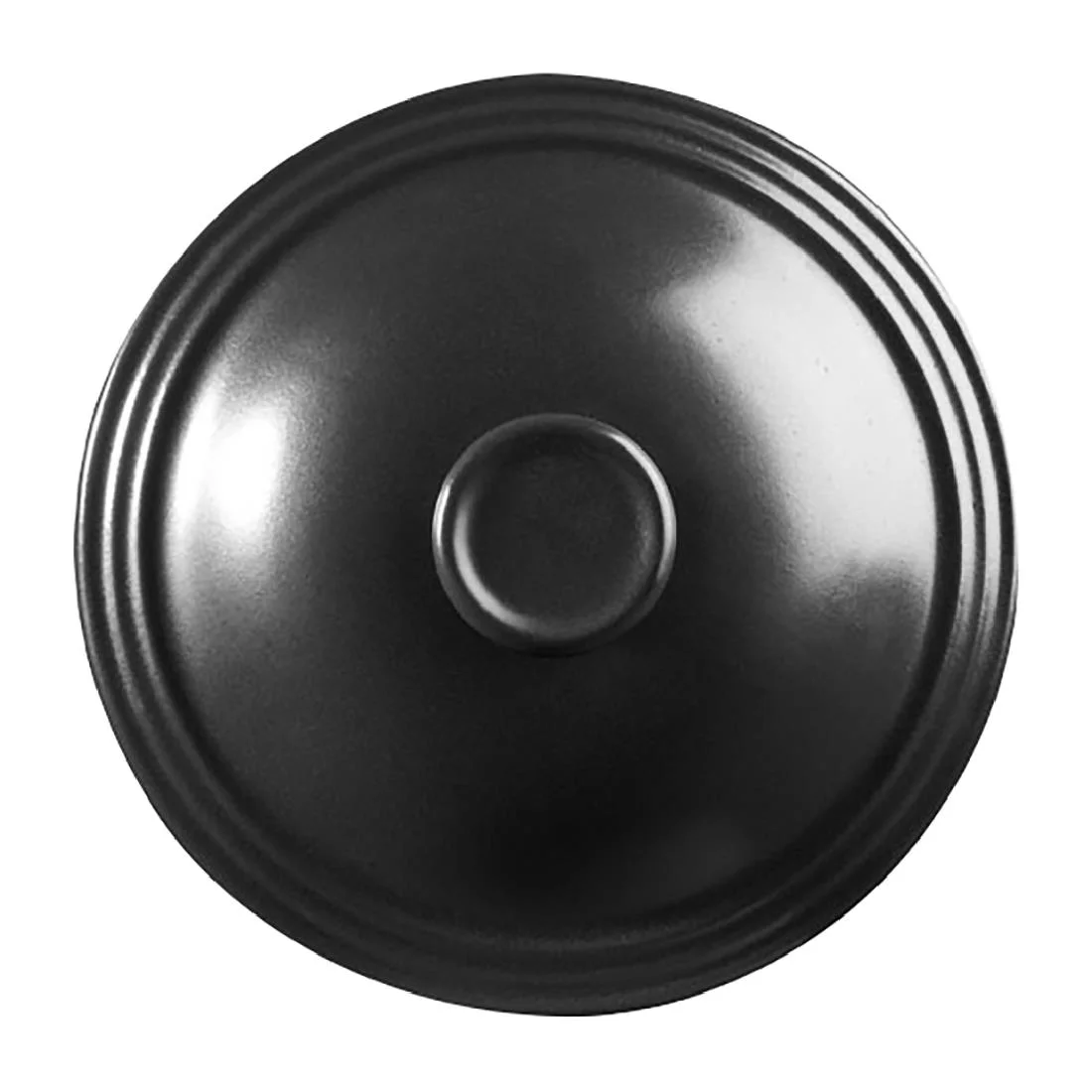 Churchill Rustics Simmer Replacement Lids for 430ml Stew Pots Black (6 Pack)