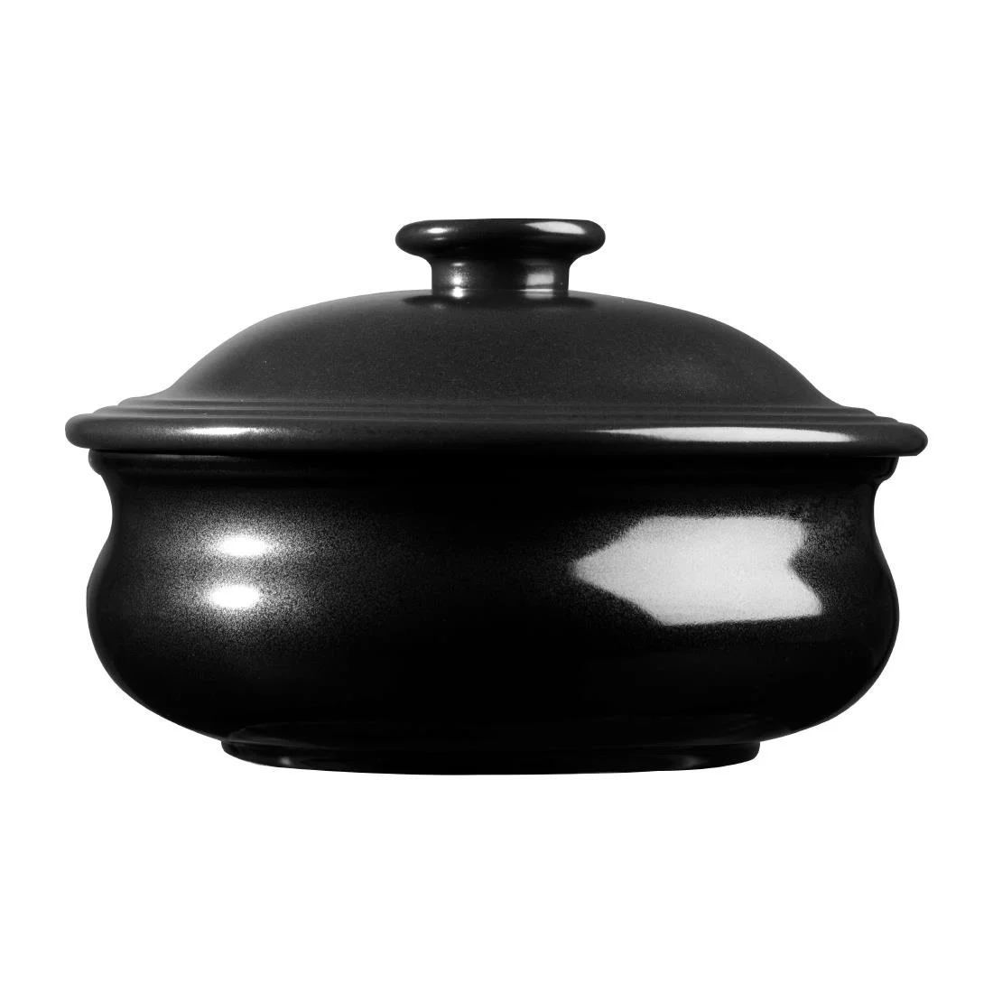 Churchill Rustics Simmer Lidded Stewpot Black 140mm (6 Pack)