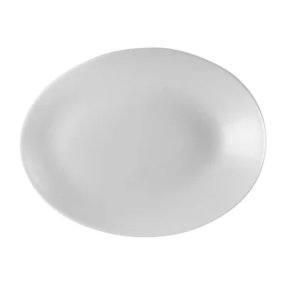 Churchill Orb Oval Plates White 290x227mm (12 Pack) - Image 1