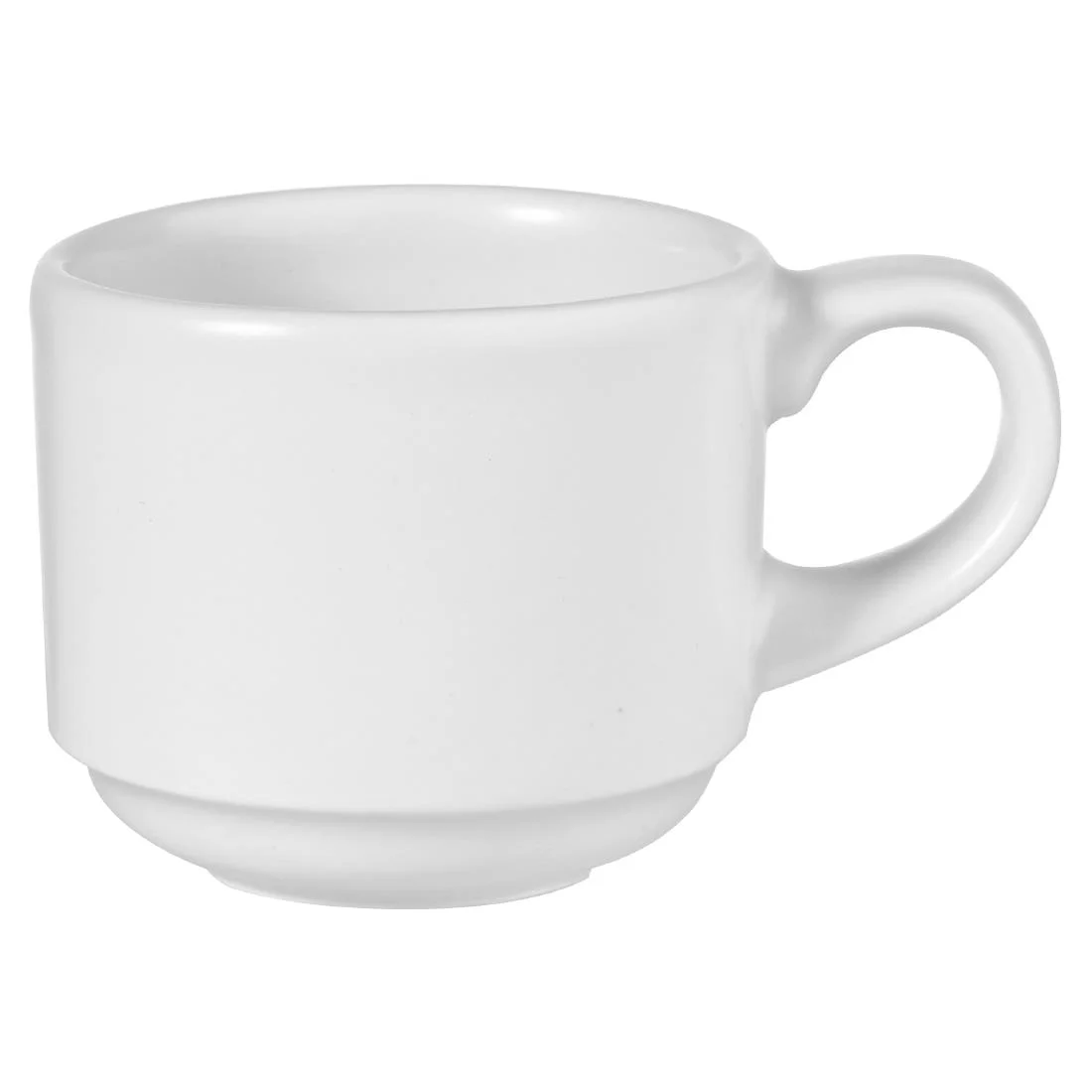 Churchill Profile Stacking Cups White 90ml (12 Pack)