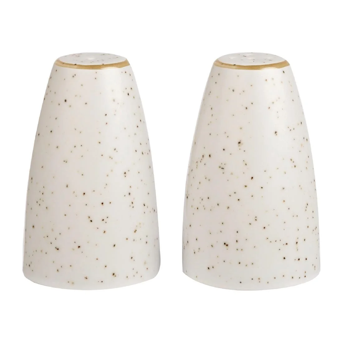 Churchill Stonecast Pepper Shakers Barley White 70mm (12 Pack)