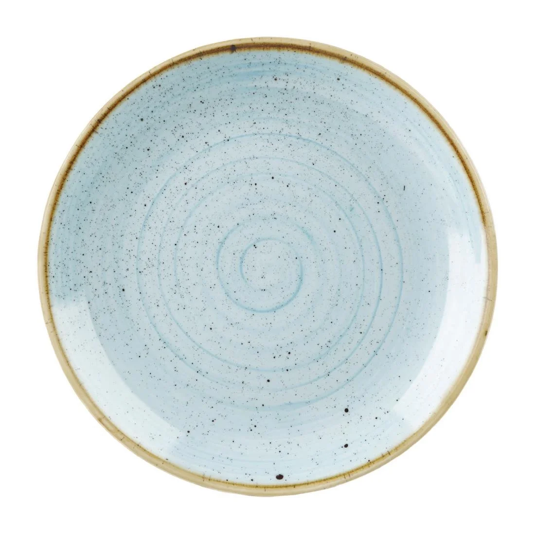 Churchill Stonecast Evolve Coupe Plates Duck Egg Blue 324mm (6 Pack)