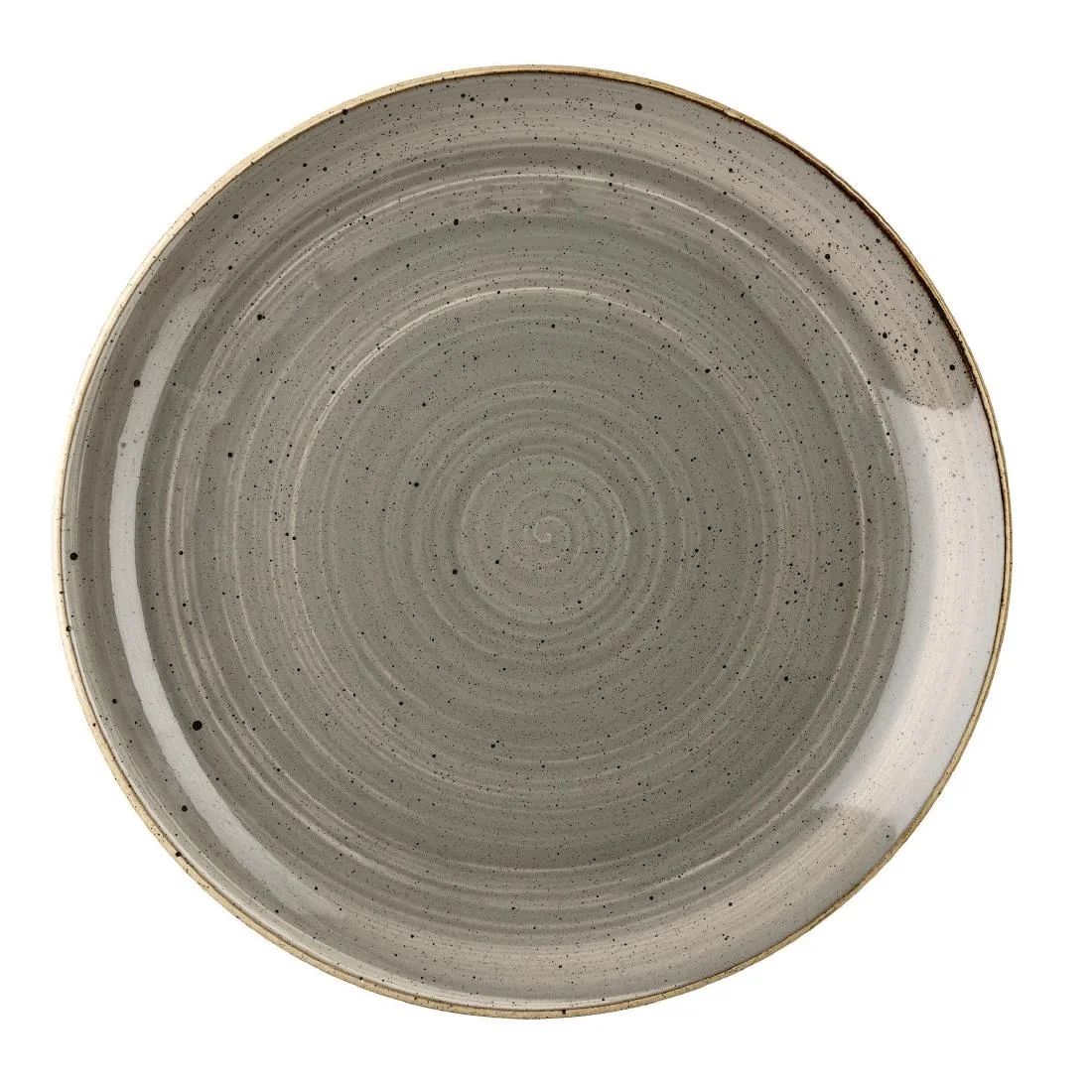 Churchill Stonecast Evolve Coupe Plates Peppercorn Grey 324mm (6 Pack)