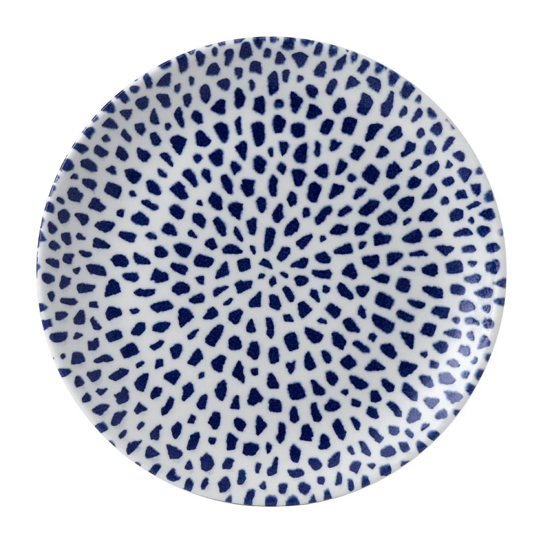 Dudson Terrazzo Coupe Plates Blue 260mm (12 Pack)