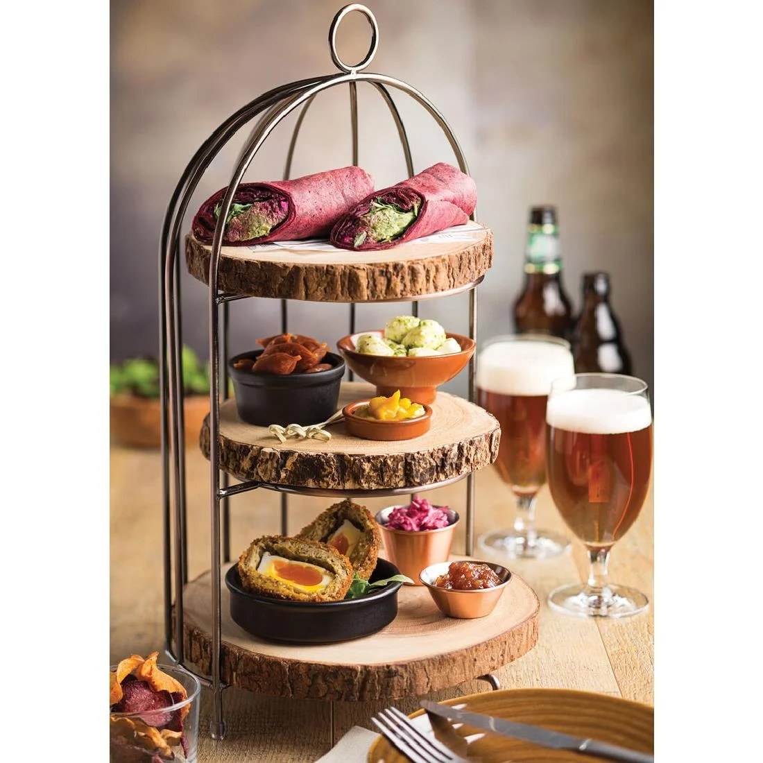 Utopia Birdcage Plate Stand 440x220mm - Image 2