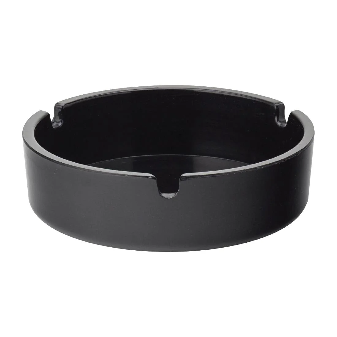 Utopia Melamine Ashtrays Black 100mm (10 Pack)