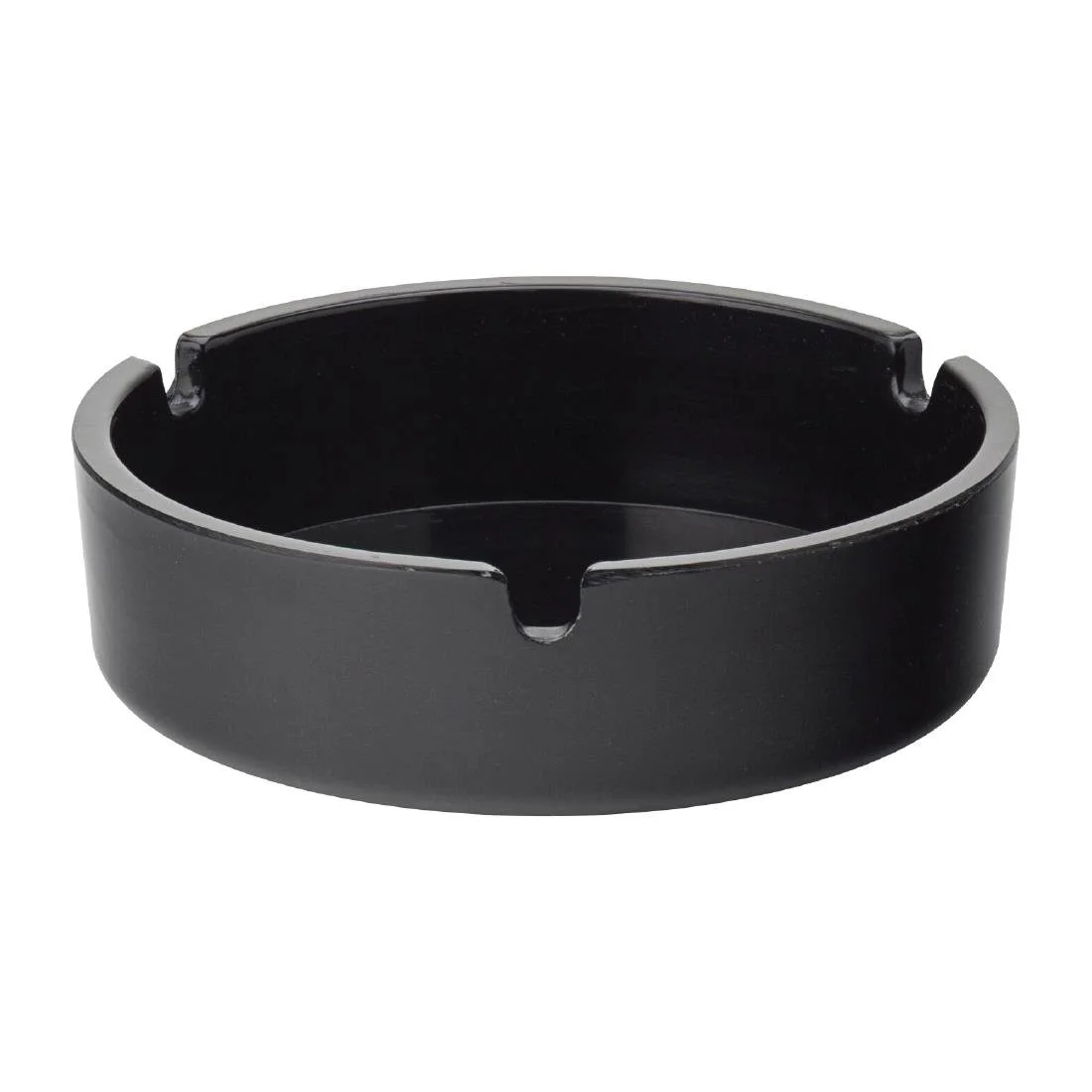 Utopia Melamine Ashtrays Black 100mm (10 Pack)
