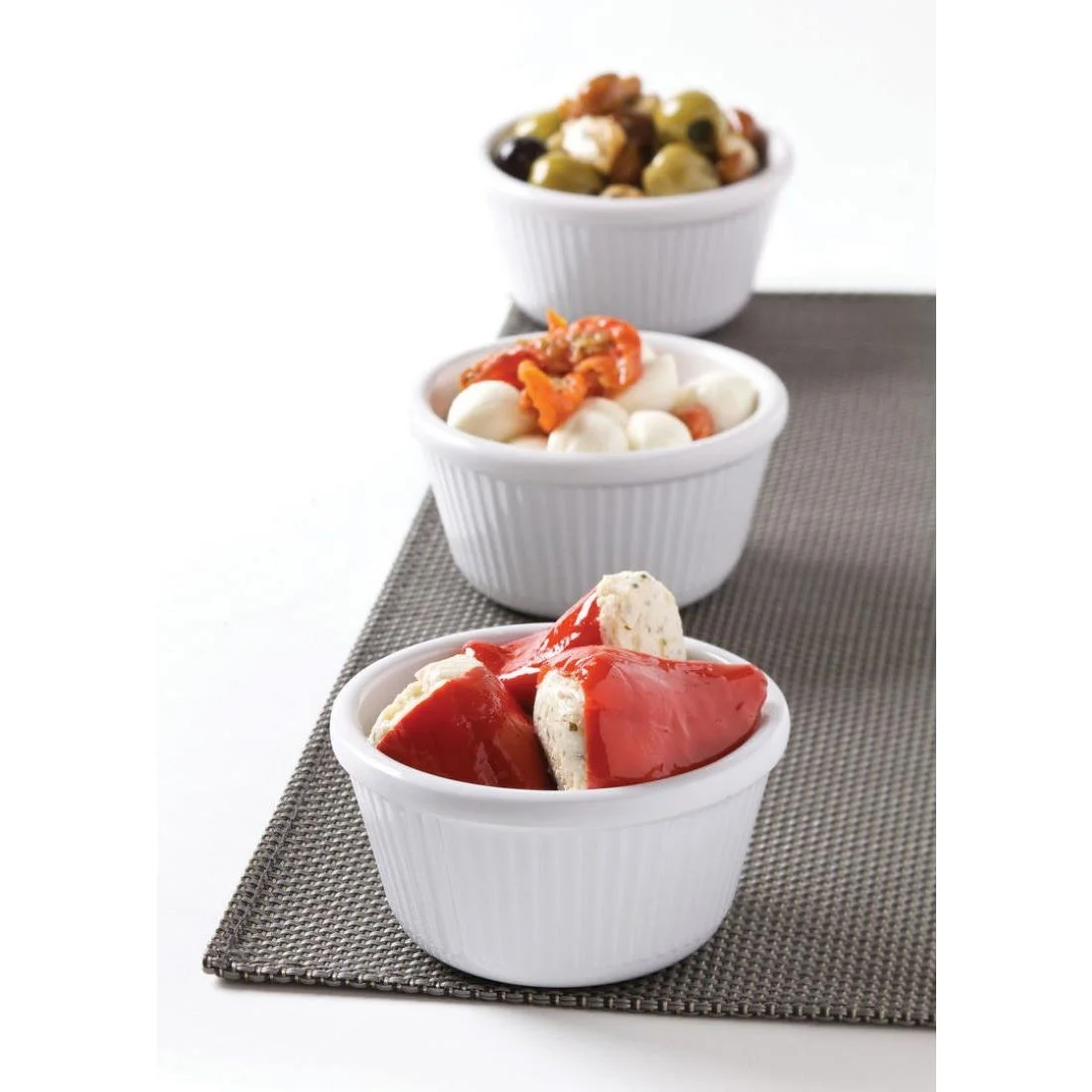Utopia Melamine Ramekins Black 40ml (12 Pack) - Image 2
