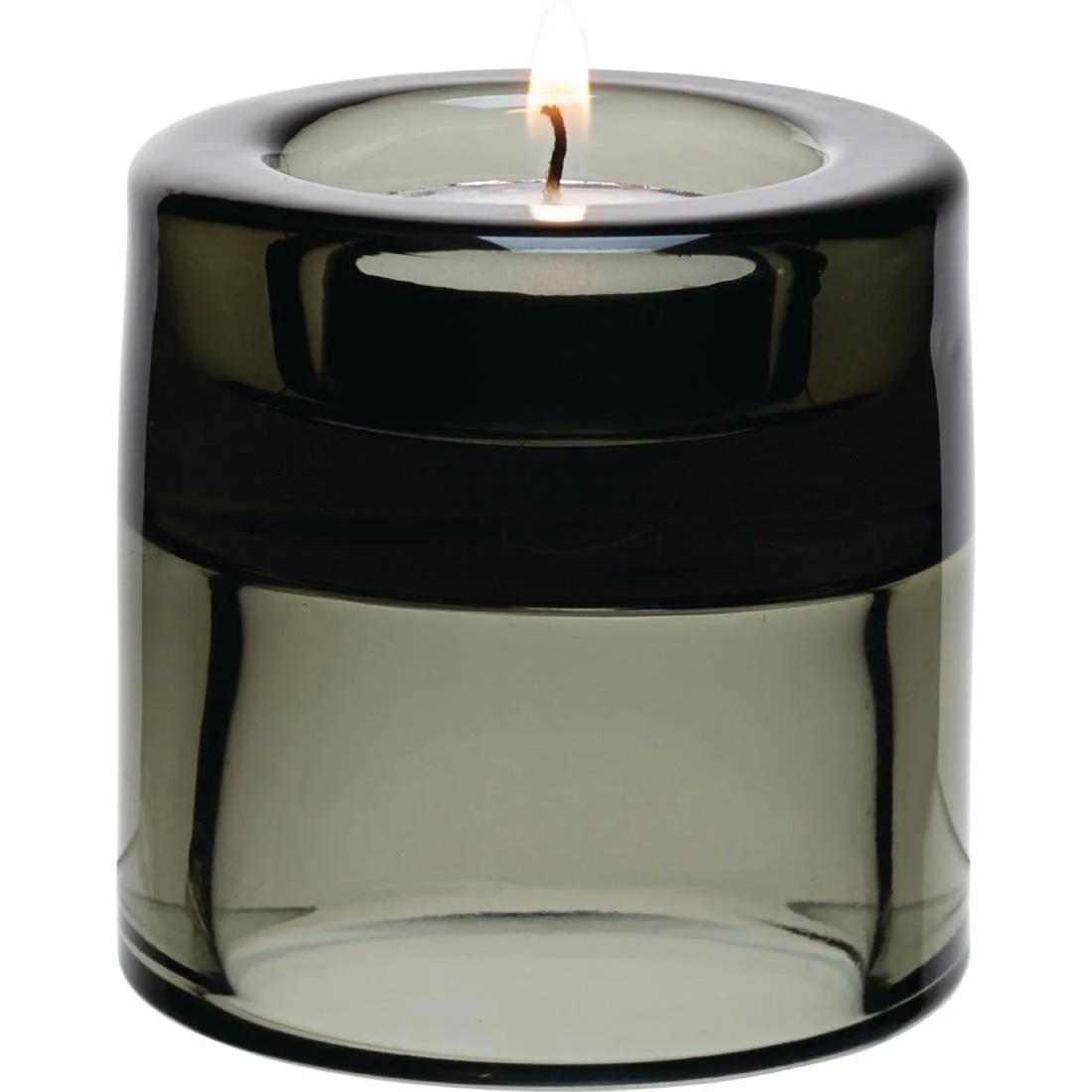 Utopia Black Double Ended Tealight Holders 70mm (12 Pack) - Image 2