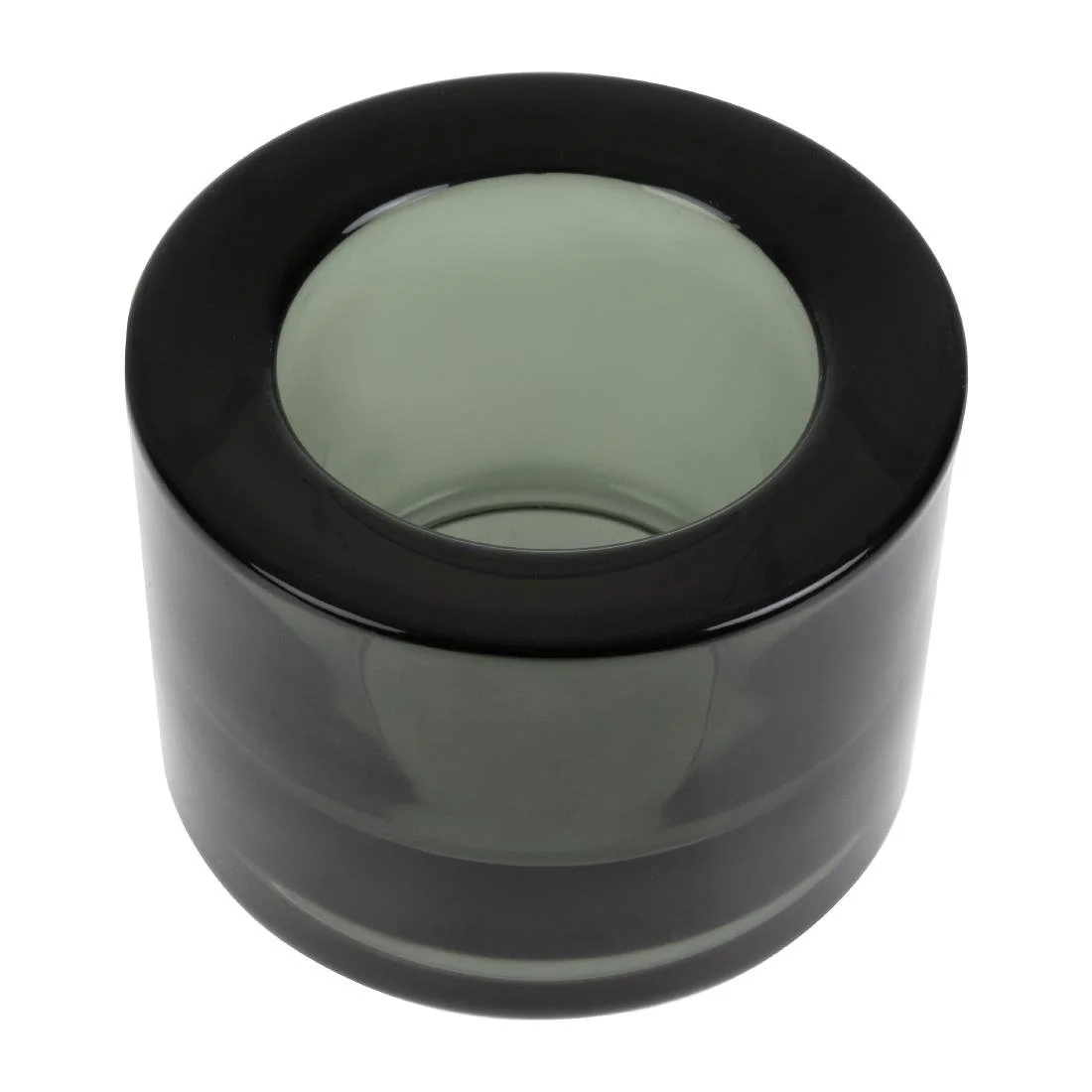 Utopia Chunky Black Tealight Holders (12 Pack) - Image 1