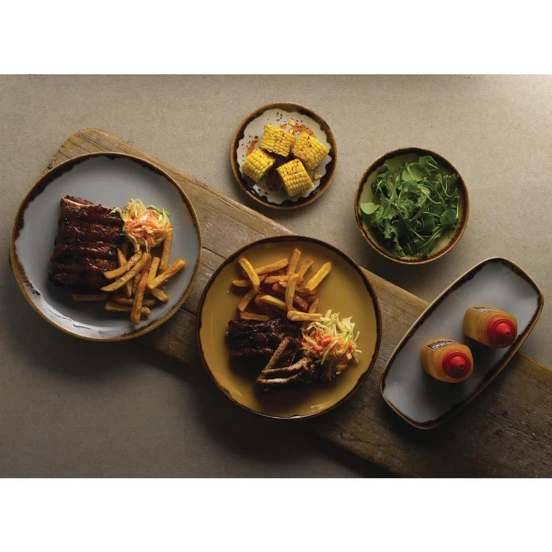 Dudson Harvest Coupe Plates Mustard 288mm (12 Pack) - Image 2