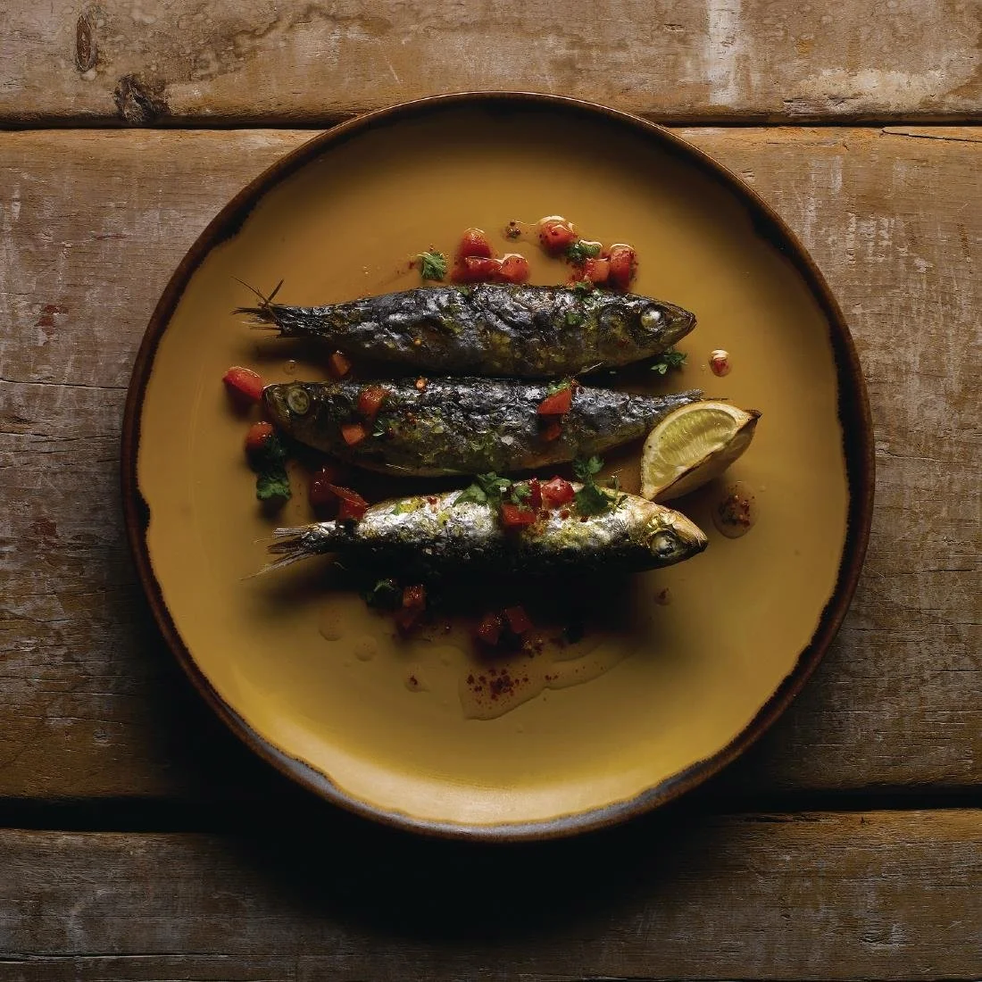 Dudson Harvest Deep Coupe Plates Mustard 255mm (12 Pack) - Image 4