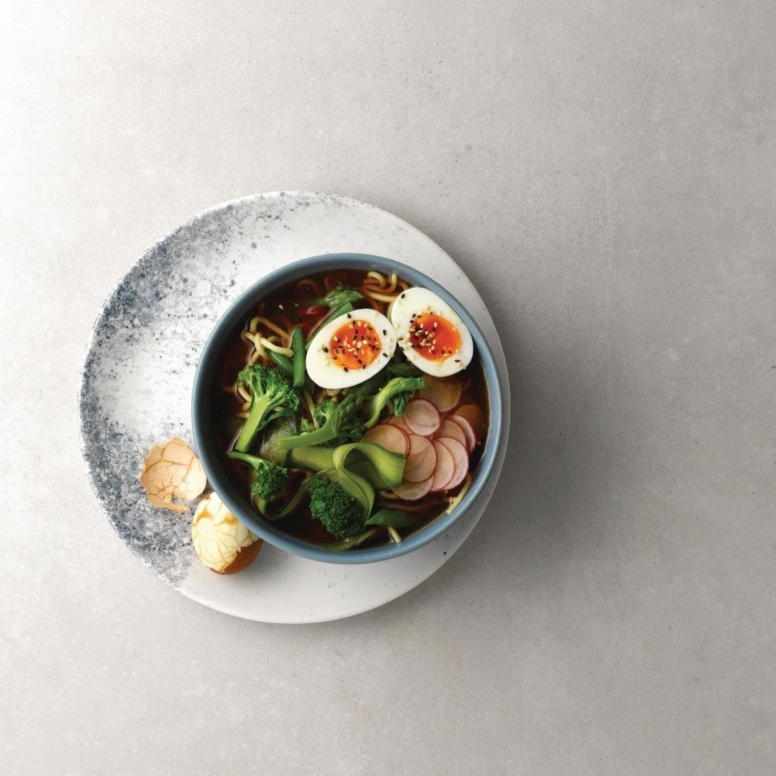 Studio Prints Haze Blue Coupe Plates 10 1/4 " (12 Pack) - Image 2