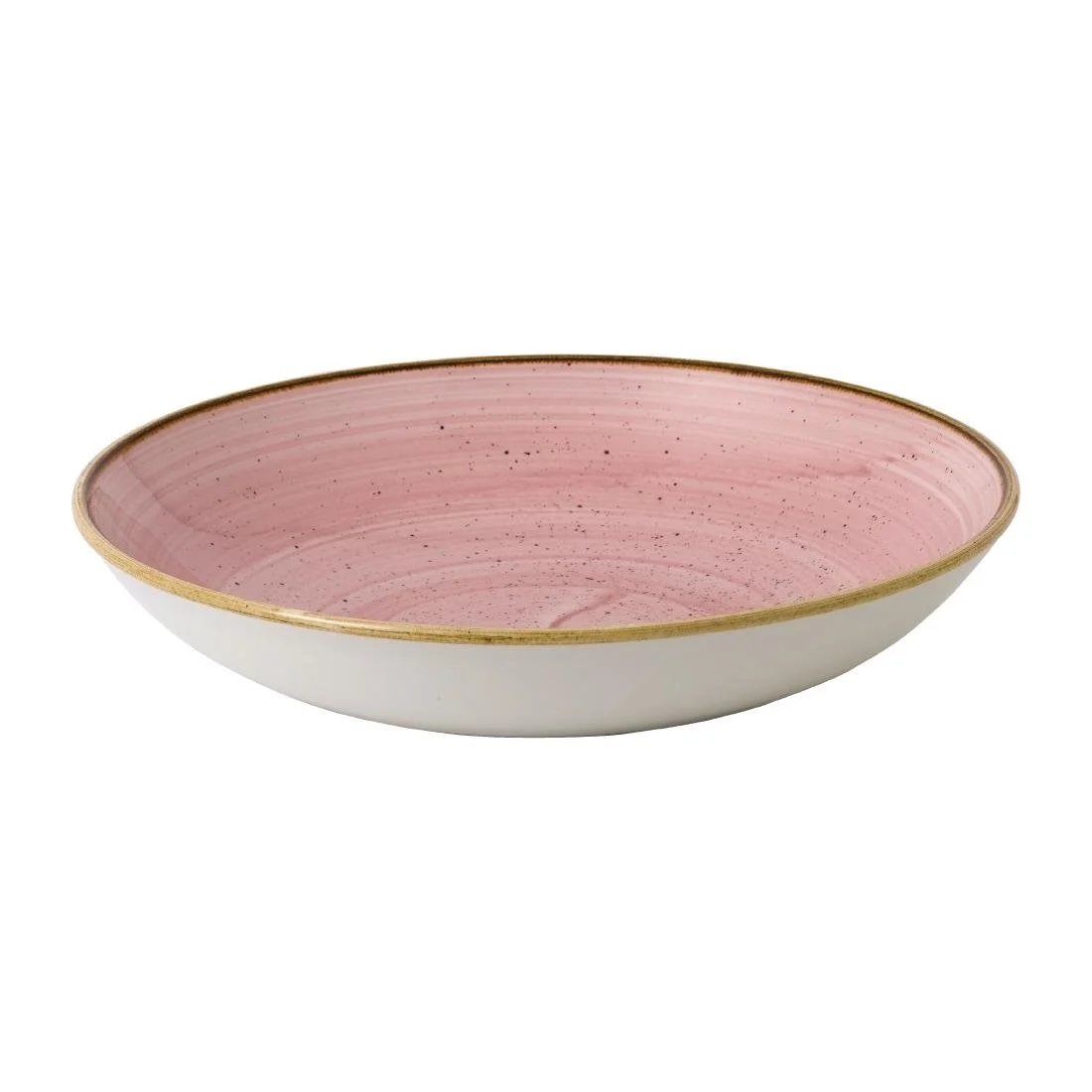 Churchill Stonecast Coupe Bowls Petal Pink 40oz (12 Pack) - Image 1