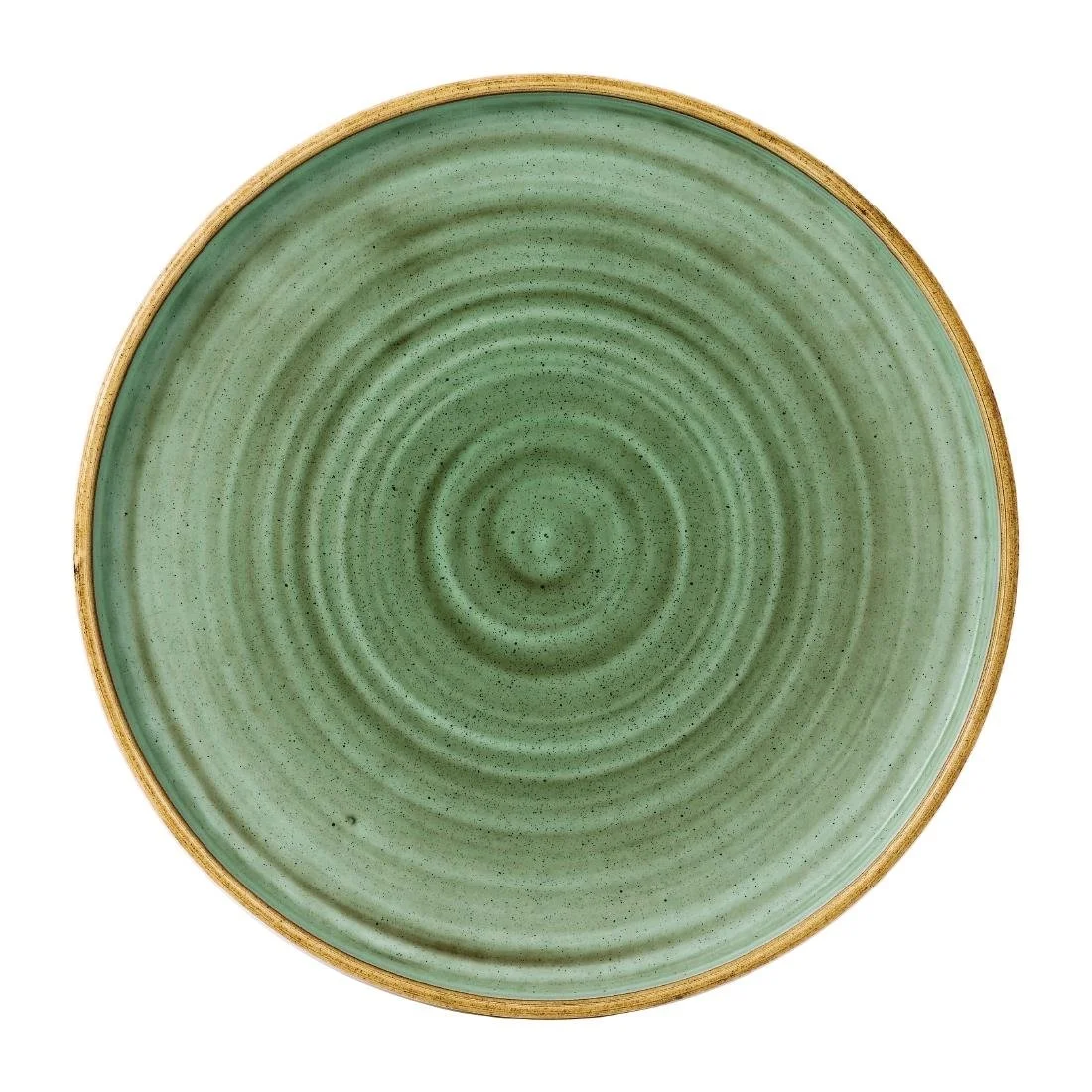 Stonecast Samphire Green Walled Plates 10 1/4 " (6 Pack)