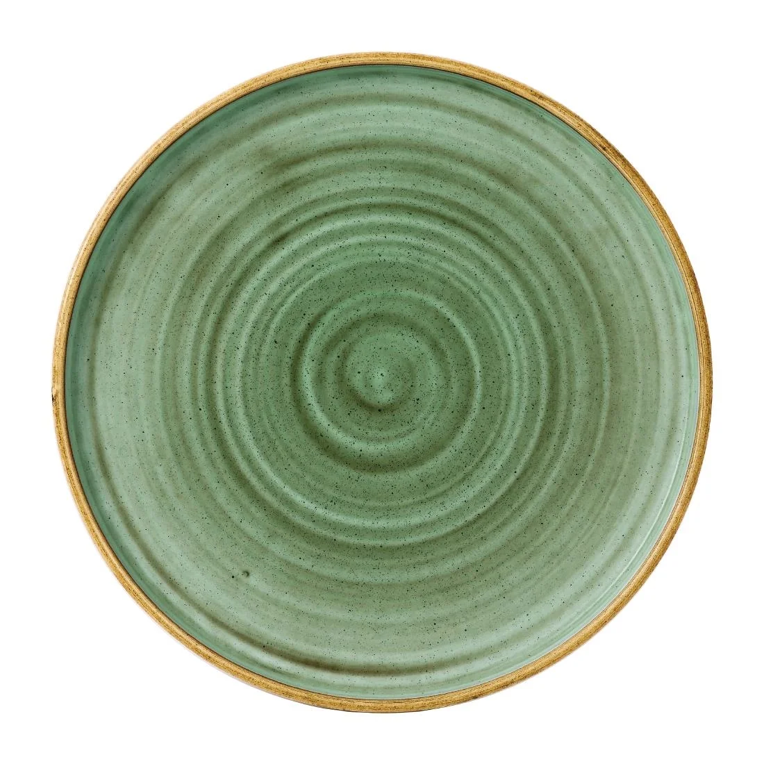 Stonecast Samphire Green Walled Plates 10 1/4 " (6 Pack)