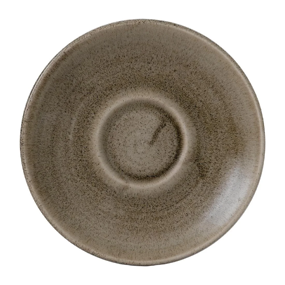 Stonecast Patina Antique Taupe Saucers 6 1/4 " (12 Pack)