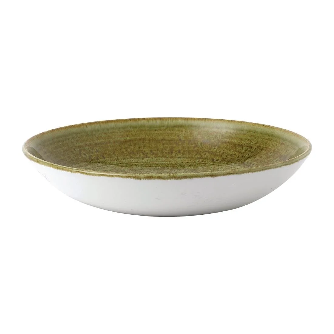 Stonecast Plume Olive Coupe Bowls 40oz (12 Pack)