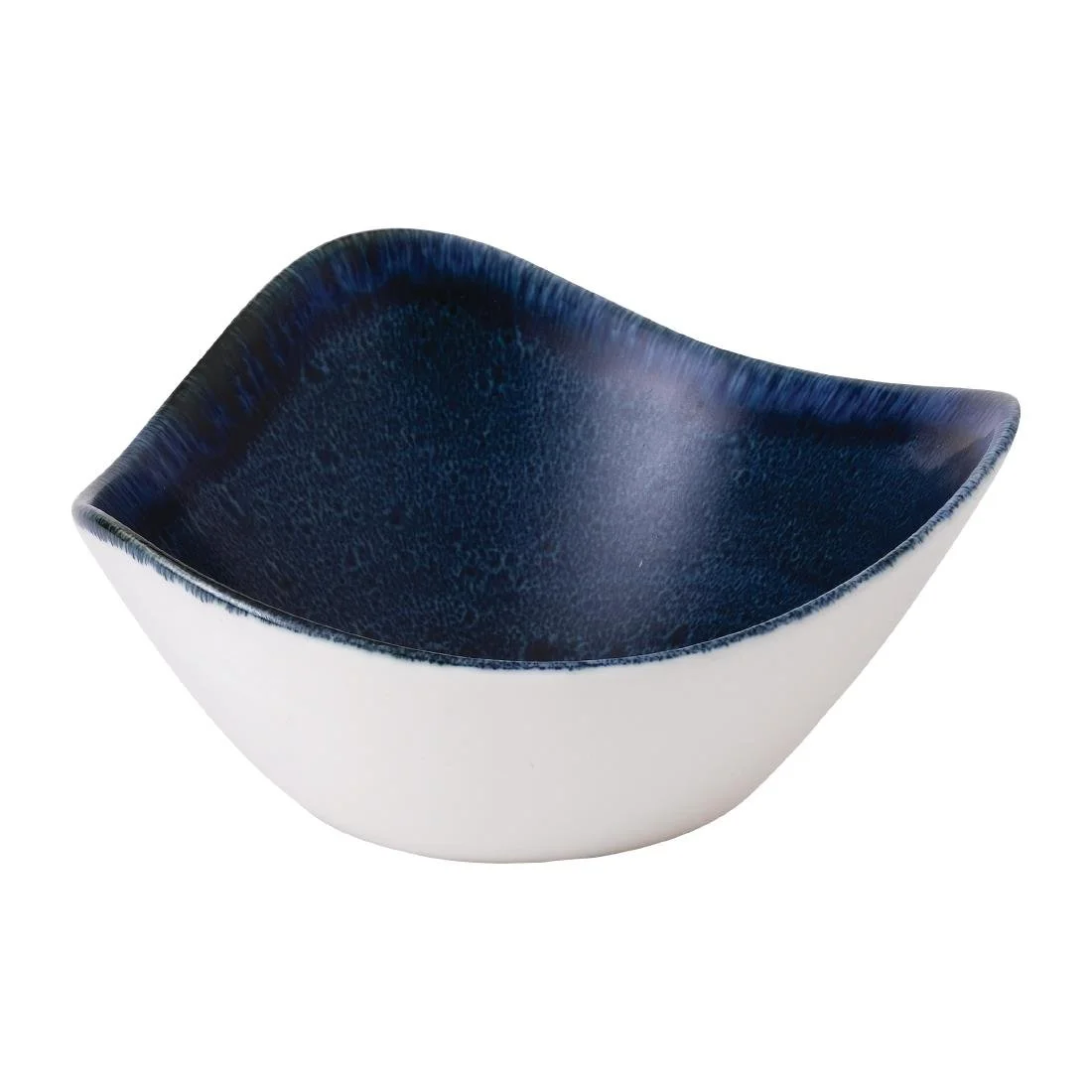 Stonecast Plume Ultramarine Triangle Bowls 9oz (12 Pack)