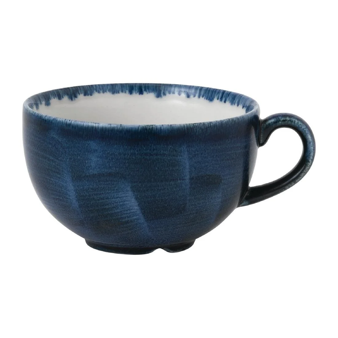Stonecast Plume Ultramarine Cappuccino Cups 8oz (12 Pack) - Image 1