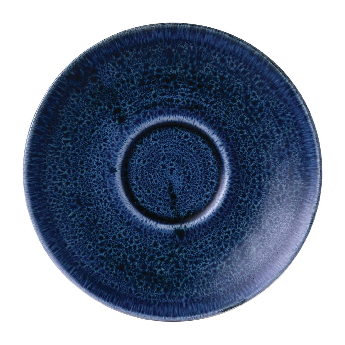 Stonecast Plume Ultramarine Espresso Saucers 4 1/2 " (12 Pack) - Image 1