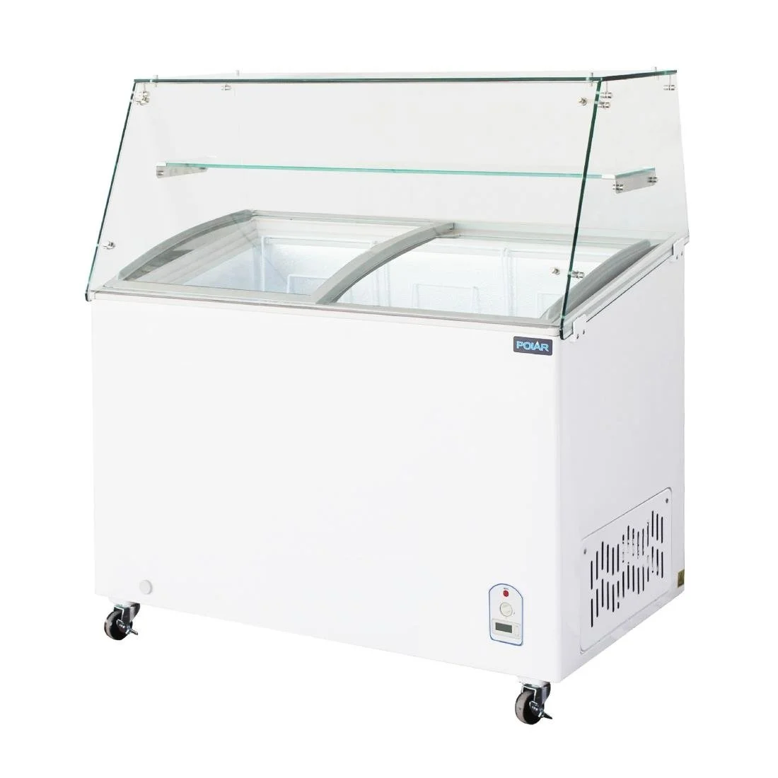 Polar G-Series Display Chest Freezer with Glass Surround 200Ltr - Image 2
