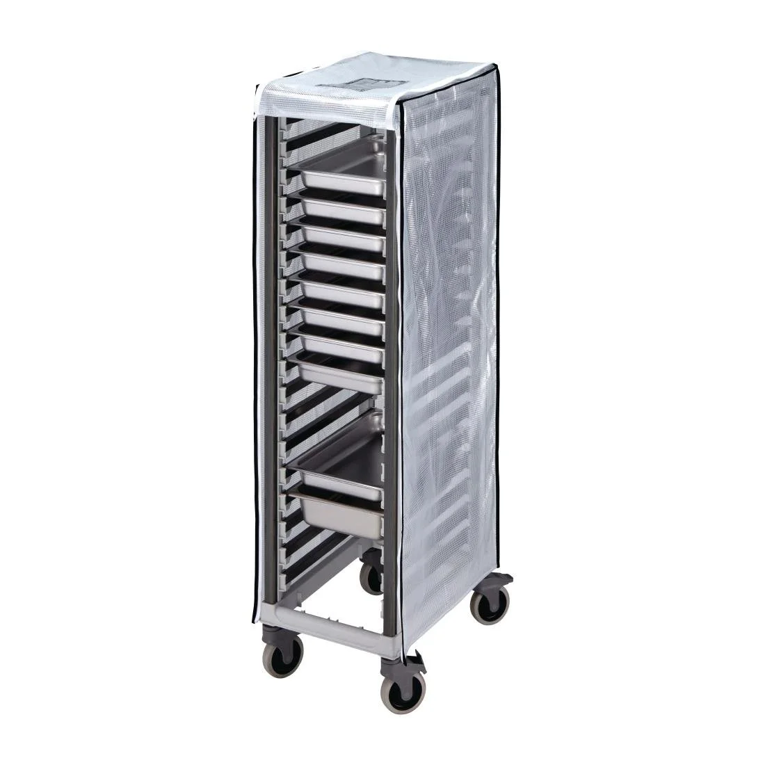 Cambro 1/1GN Food Tray Trolley Cover Tall - Image 6