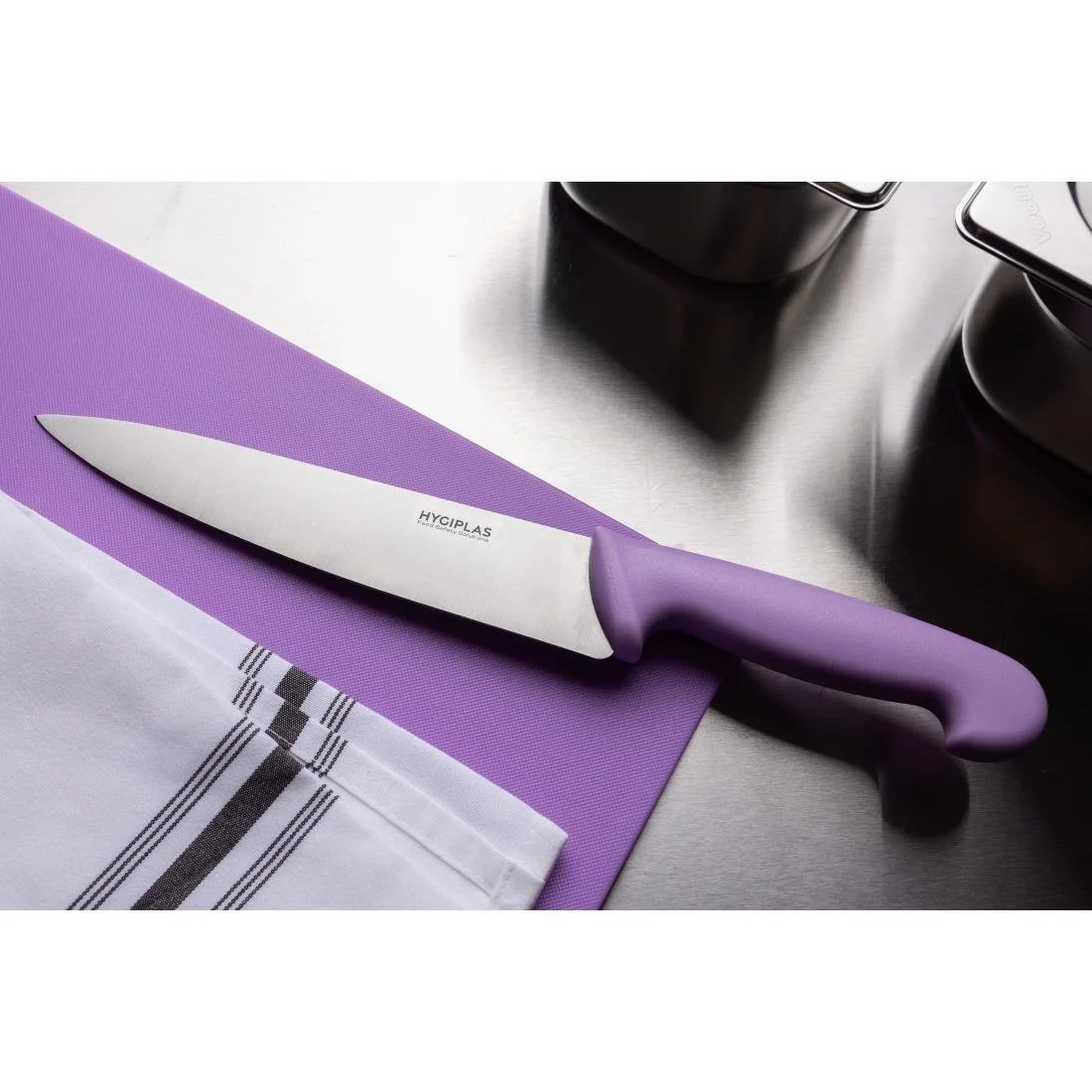 Hygiplas Cooks Knife Purple 21.8cm - Image 5