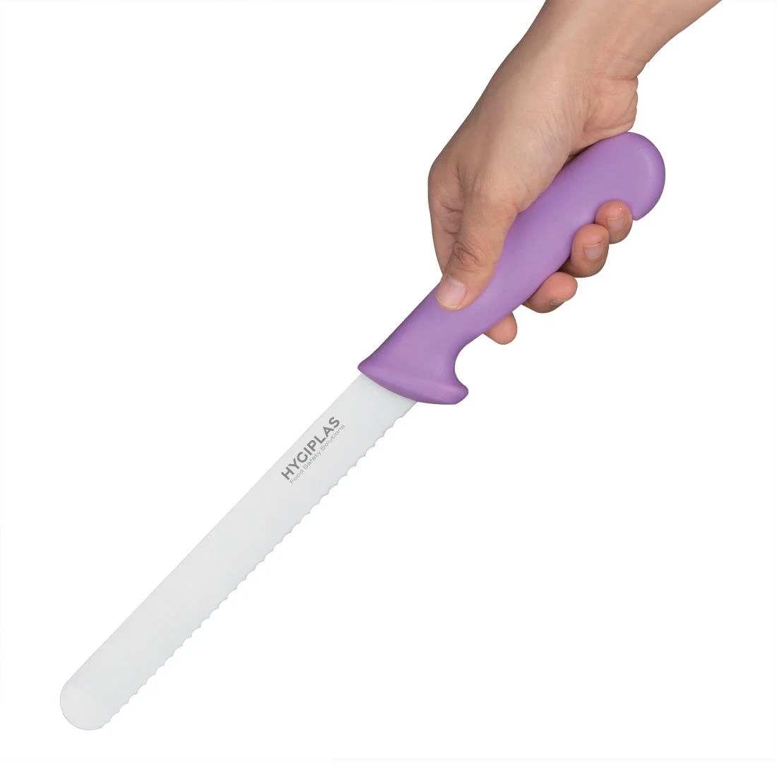 Hygiplas Bread Knife Purple 20cm - Image 2