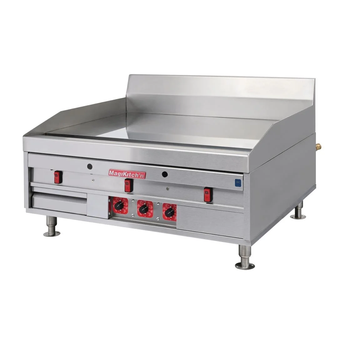 MagiKitch'n MKG Heavy Duty Chrome Gas Griddle - Image 6