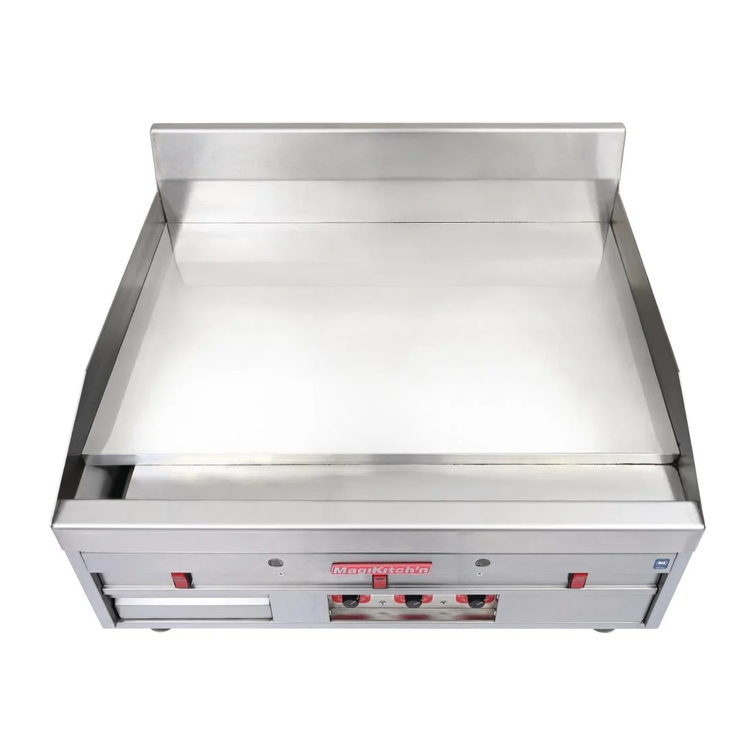 MagiKitch'n MKE Heavy Duty Chrome Electric Griddle - Image 2