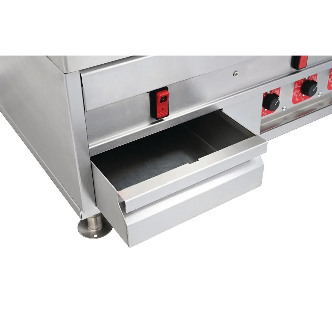 MagiKitch'n MKE Heavy Duty Chrome Electric Griddle - Image 4